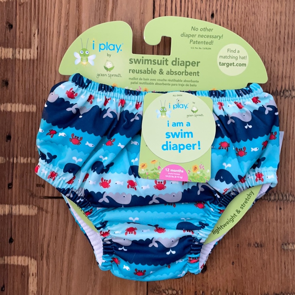 i Play by Green Sprouts Swimsuit Diaper